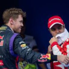 Sebastian Vettel y Felipe Massa, protagonistas en Sepang