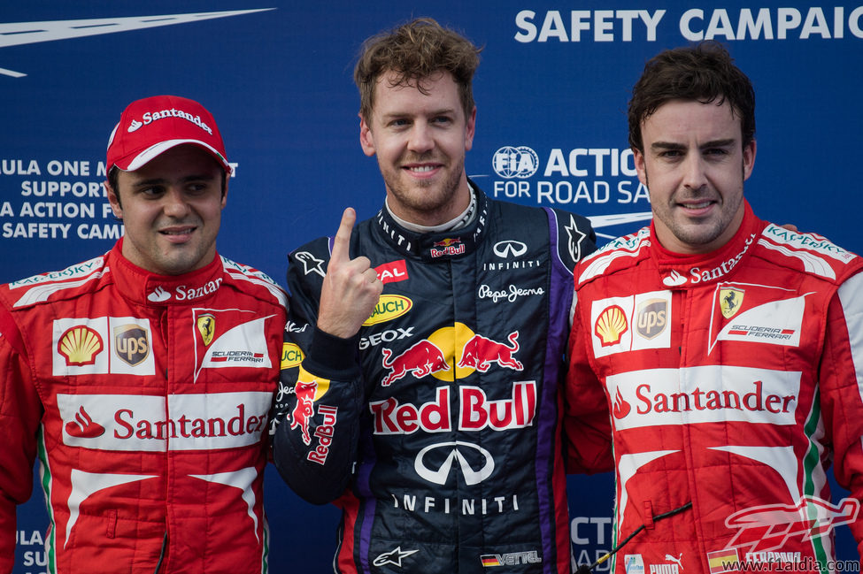 El dedo de Sebastian Vettel sigue protagonizando poles en F1