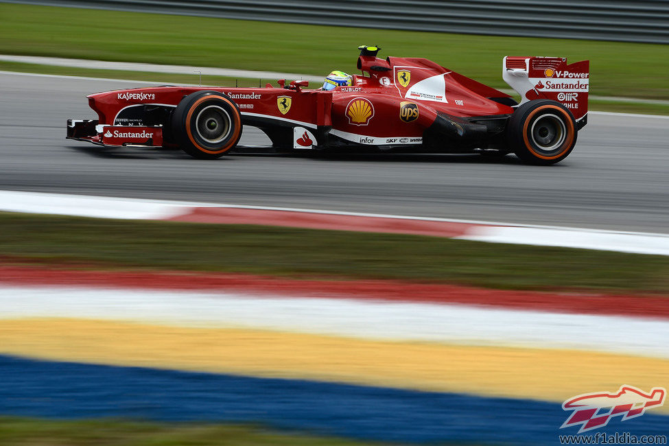 Felipe Massa tuvo muy buen ritmo en la clasificación de Sepang