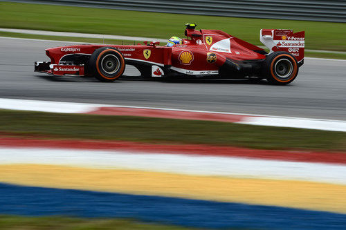 Felipe Massa tuvo muy buen ritmo en la clasificación de Sepang