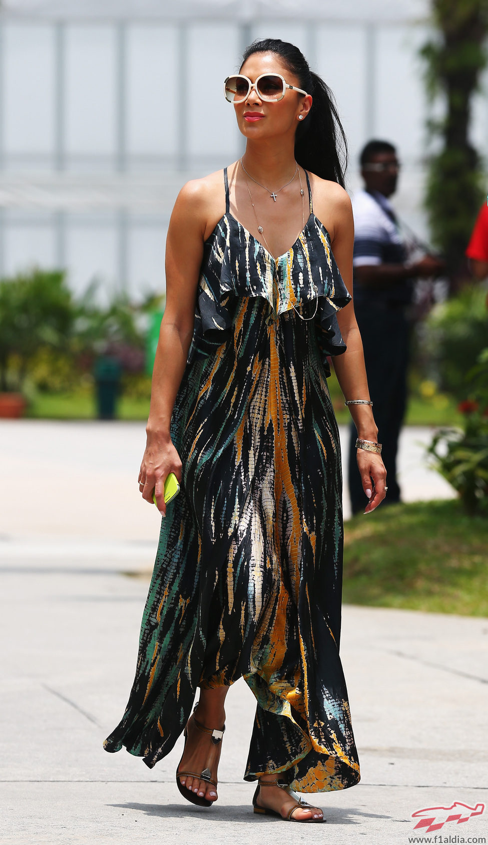 Nicole Scherzinger en el Gran Premio de Malasia 2013
