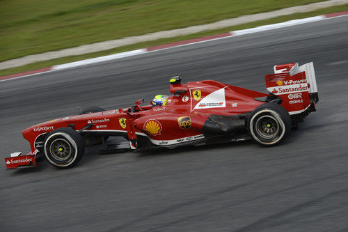 Felipe Massa acabó quinto el GP de Malasia 2013