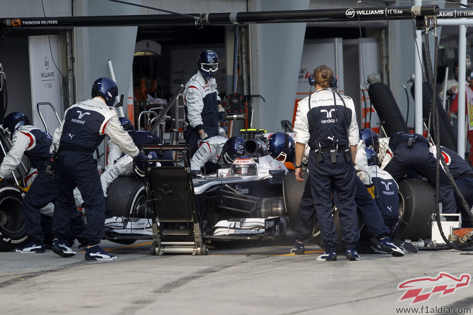 Parada para Valtteri Bottas