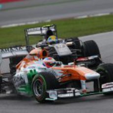 Paul di Resta y Esteban Gutiérrez