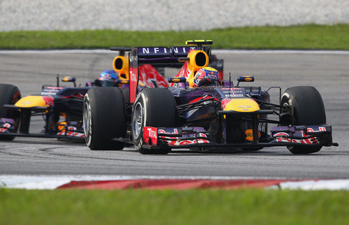 Pelea entre los compañeros de Red Bull