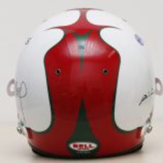 Trasera del nuevo casco de Ma Qing Hua