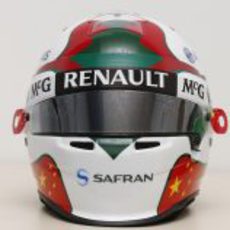 Frontal del nuevo casco de Ma Qing Hua