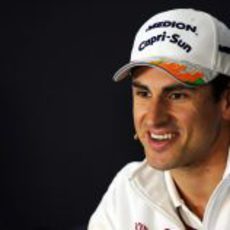 Adrian Sutil en rueda de prensa