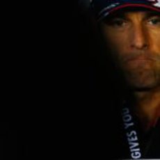 Cara larga de Mark Webber