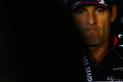 Cara larga de Mark Webber