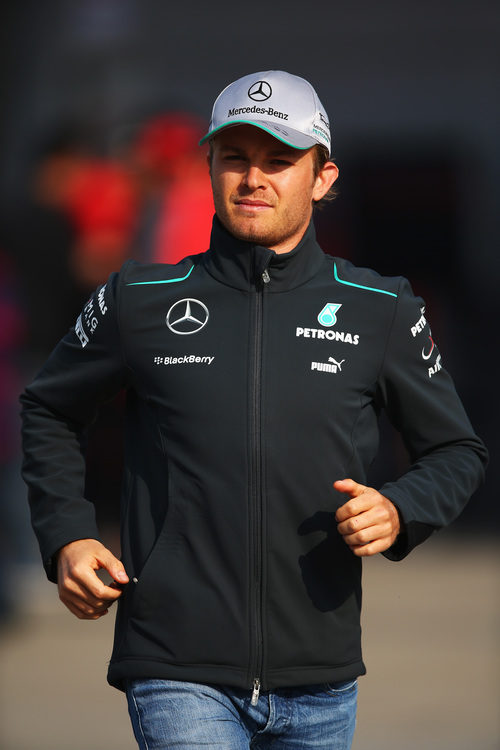 Nico Rosberg en el paddock de China