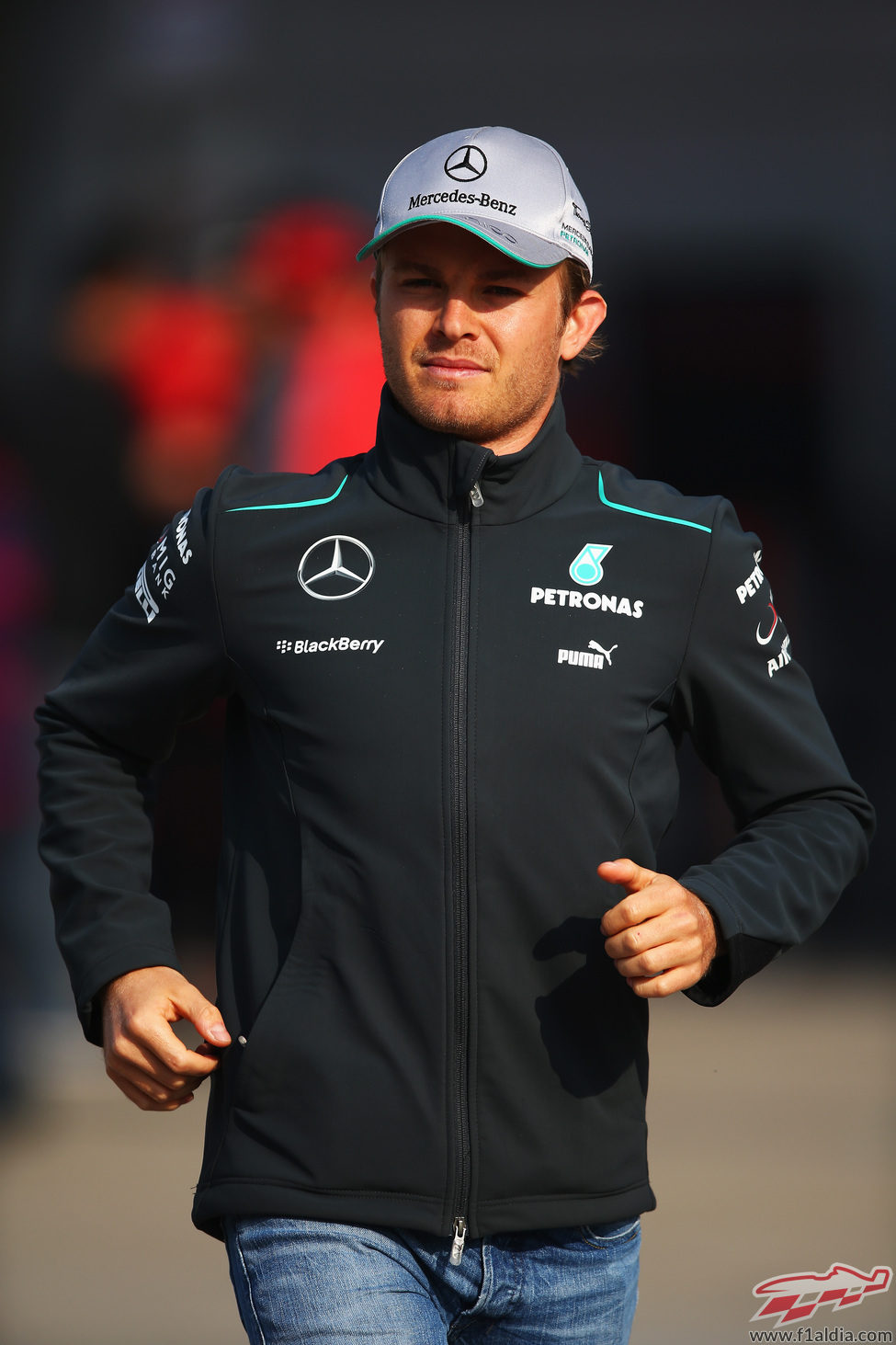 Nico Rosberg en el paddock de China