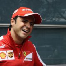 Felipe Massa sonríe en China