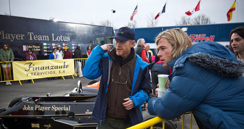 Ron Howard y Chris Hemsworth