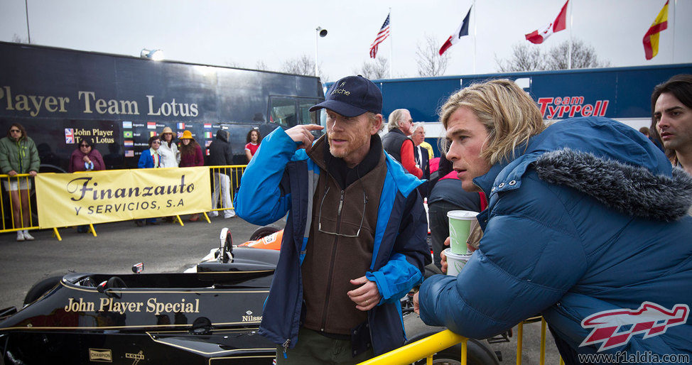 Ron Howard y Chris Hemsworth