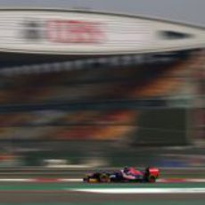 Jean-Eric Vergne rueda en el Gran Premio de China