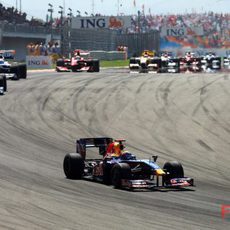 Webber se escapa