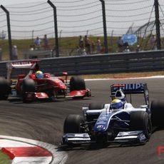 Rosberg  y Massa