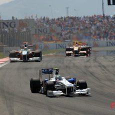 Heidfeld en el GP de Turquía