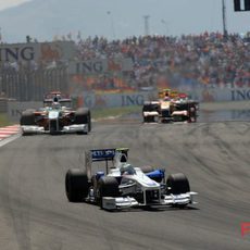 Heidfeld en el GP de Turquía