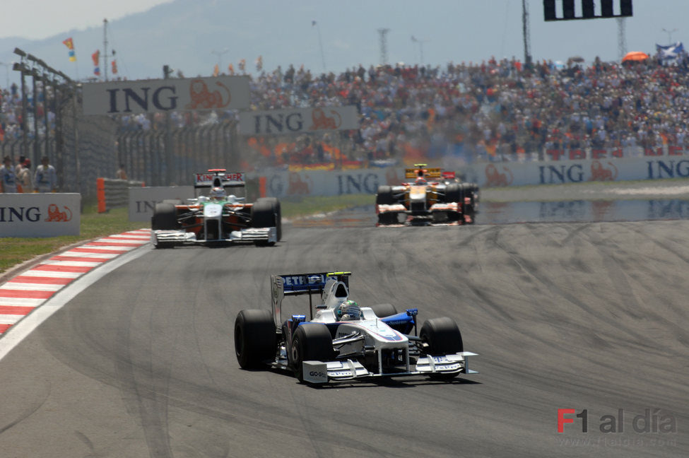 Heidfeld en el GP de Turquía