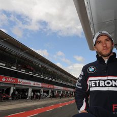 Heidfeld en Silverstone