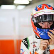 El casco de Paul di Resta