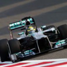 Nico Rosberg en los primeros libres