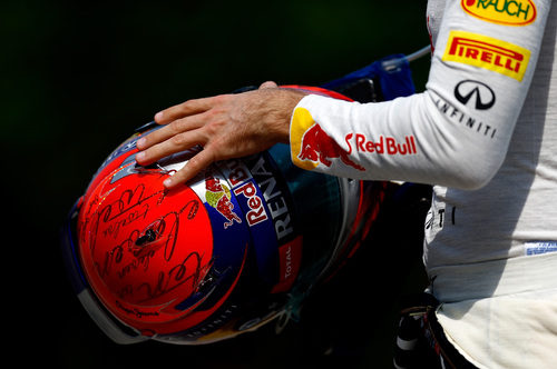 Nuevo diseño de casco de Sebastian Vettel