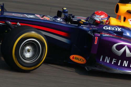 Sebastian Vettel rodando en los primeros libres