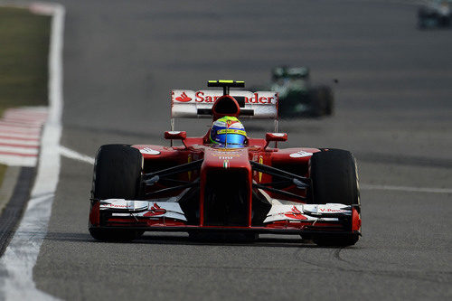 Felipe Massa rueda en los Libres 3 del GP de China