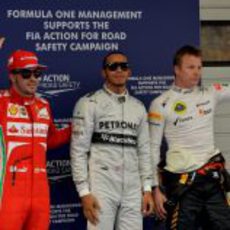 Alonso, Räikkönen y Hamilton, los hombres más rápidos en China