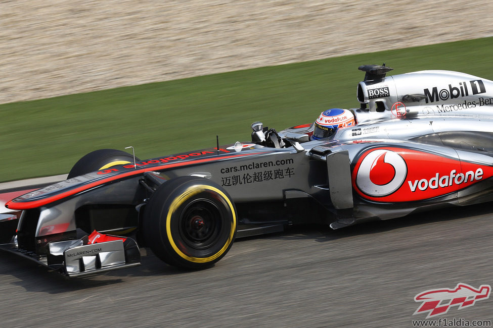 Jenson Button, conservador en China