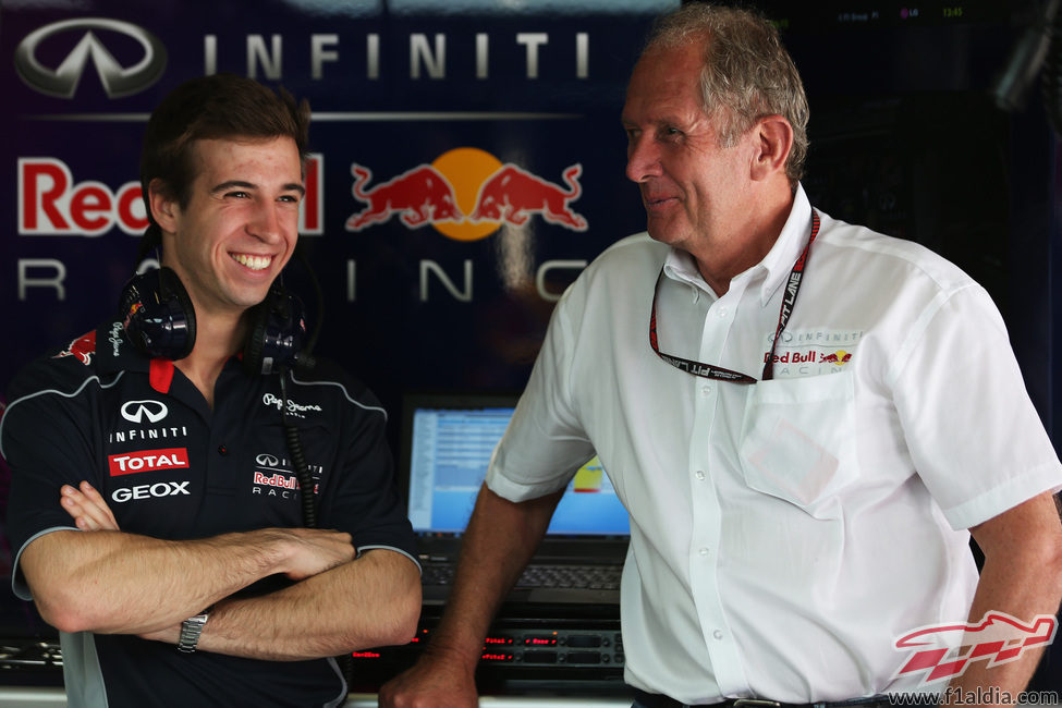 Antonio Félix da Costa con Helmut Marko