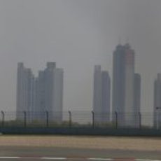 Charles Pic traza otra de las curvas del circuito de Shanghái