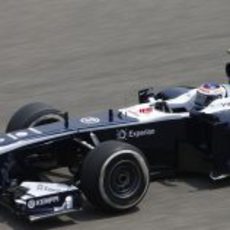 Valtteri Bottas trata de escalar puestos en la clasificación del GP de China 2013