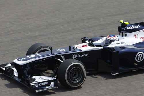 Valtteri Bottas trata de escalar puestos en la clasificación del GP de China 2013