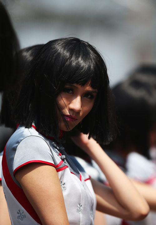 Pitbabe en el Gran Premio de China 2013