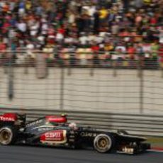 Romain Grosjean perdió rendimiento en China