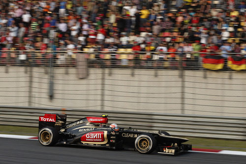 Romain Grosjean perdió rendimiento en China
