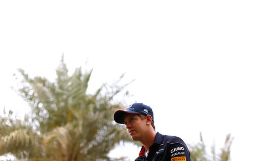 Sebastian Vettel en el Gran Premio de Baréin