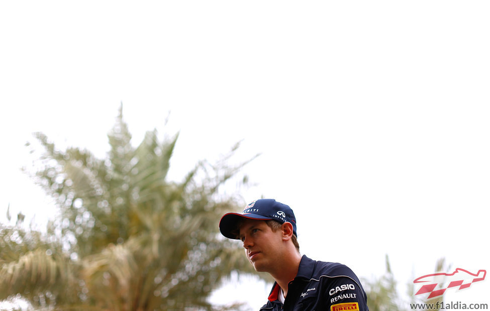 Sebastian Vettel en el Gran Premio de Baréin