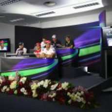 Rueda de prensa oficial de la FIA en el Gran Premio de Baréin