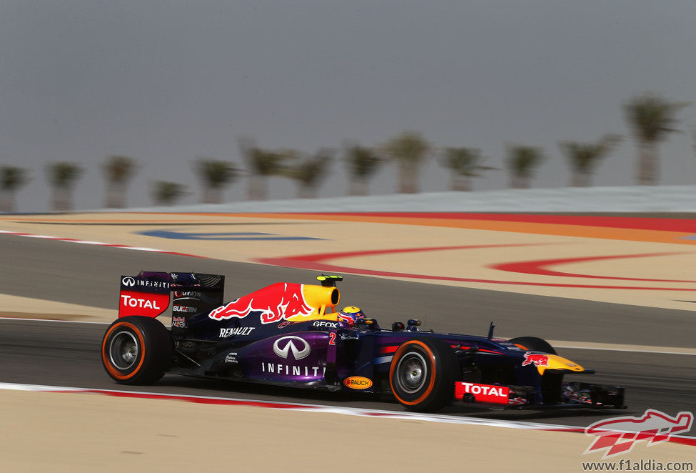 Mark Webber tuvo buen ritmo en los Libres 2 del GP de Baréin 2013