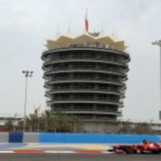 Fernando Alonso, en el Gran Premio de Baréin 2013