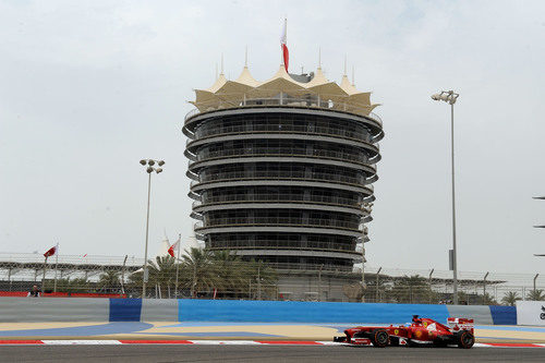 Fernando Alonso, en el Gran Premio de Baréin 2013