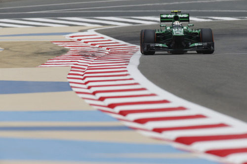 Giedo van der Garde se acerca a los pianos de Sakhir