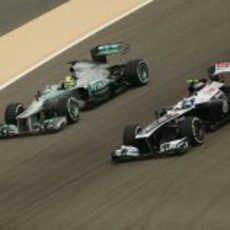 Valtteri Bottas y Nico Rosberg, en paralelo