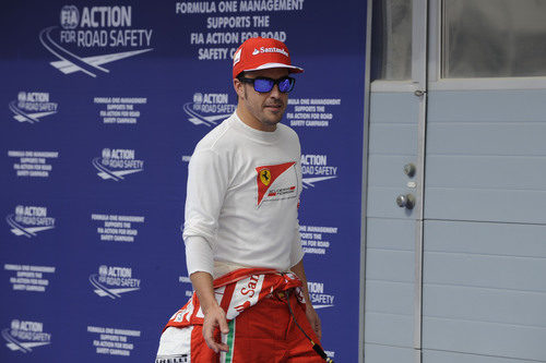 Fernando Alonso, tras la clasificación de Baréin