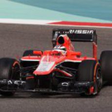 Jules Bianchi trata de sacar el máximo partido a su MR02